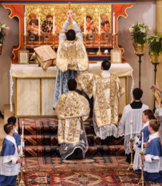 Mtherese11's tweet photo. As it should be. 🙏✝️❤️
#RealPresence
#TLM
#ReturnToTradition
#ReturnToReverence https://t.co/Mdfeoo6GnP