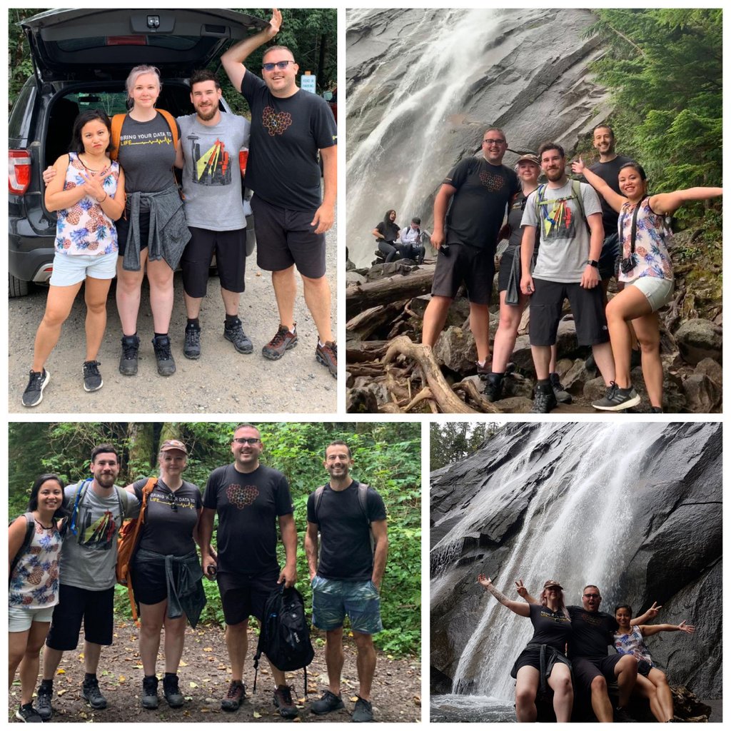 benitezhere's tweet photo. Yesterday - @Flow_Joe_ @dynamiccrmcat @JonJLevesque hiked to bridal veil falls #FlowFam 💙 #Seattle #EWorldTour https://t.co/gptVeDGmyG