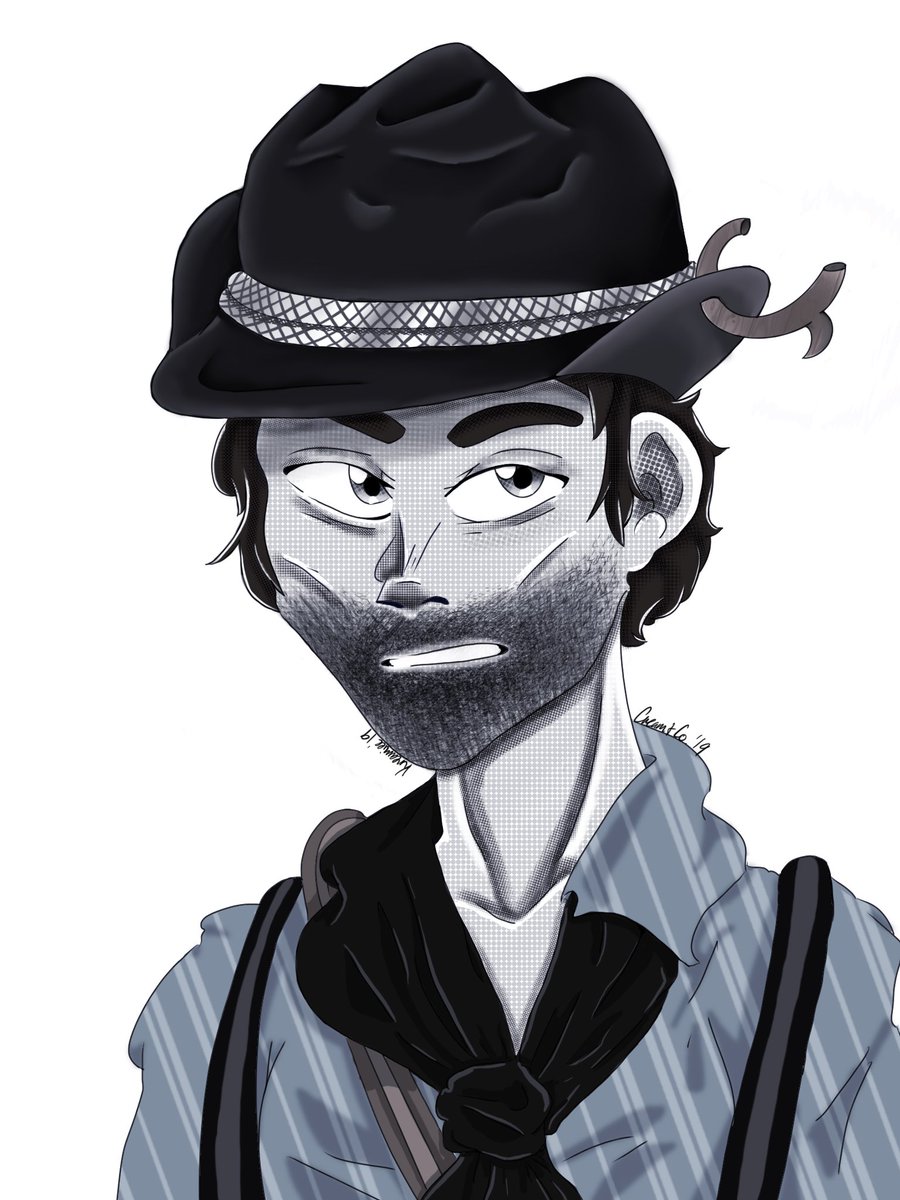 McKreamiee's tweet photo. Commission from Instagram. If you’re interested in commissioning me please DM me!! #RedDeadRedemption2 #authormorgan https://t.co/8rTvXmHsWA