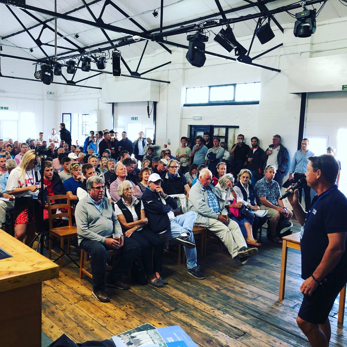 We have started the week with the skippers briefing <a href="/cowesweek/">Cowes Weak</a> welcome to everyone #cowesweek #shepardsmarina