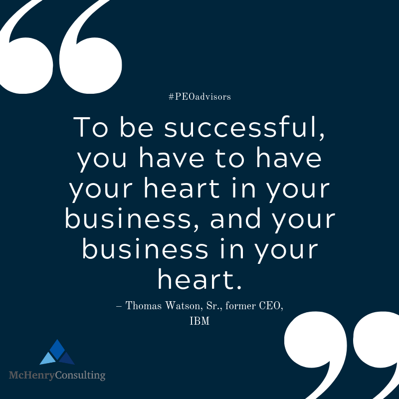 We are successful because we love what we do. Put your heart in it and finish out the week strong. 💪 #PEOadvisors #FridayInspiration #Success #Leadership #PEOsales #PEOveterans #PEOrecruiting #NAPEO #PEOtech #McHenryPEO