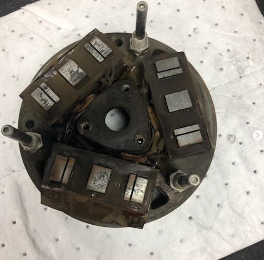 GeneralServo's tweet photo. Emergency brake coil rewind. Had a carrier drop off and turn around in a few days. Specialty rewind done at General Servo. #rewind #repair #motorrepair #brake https://t.co/l3NKPRlfJ1