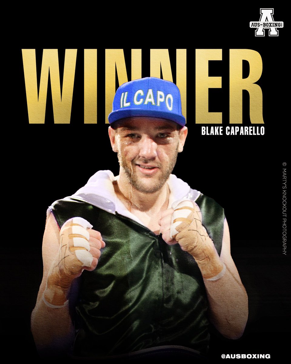 Make that four in a row for <a href="/BlakeCaparello/">Blake Caparello</a>.

The southpaw welcomes back Kiwi Reece Papuni with an eighth round stoppage.

#ozboxing #boxing