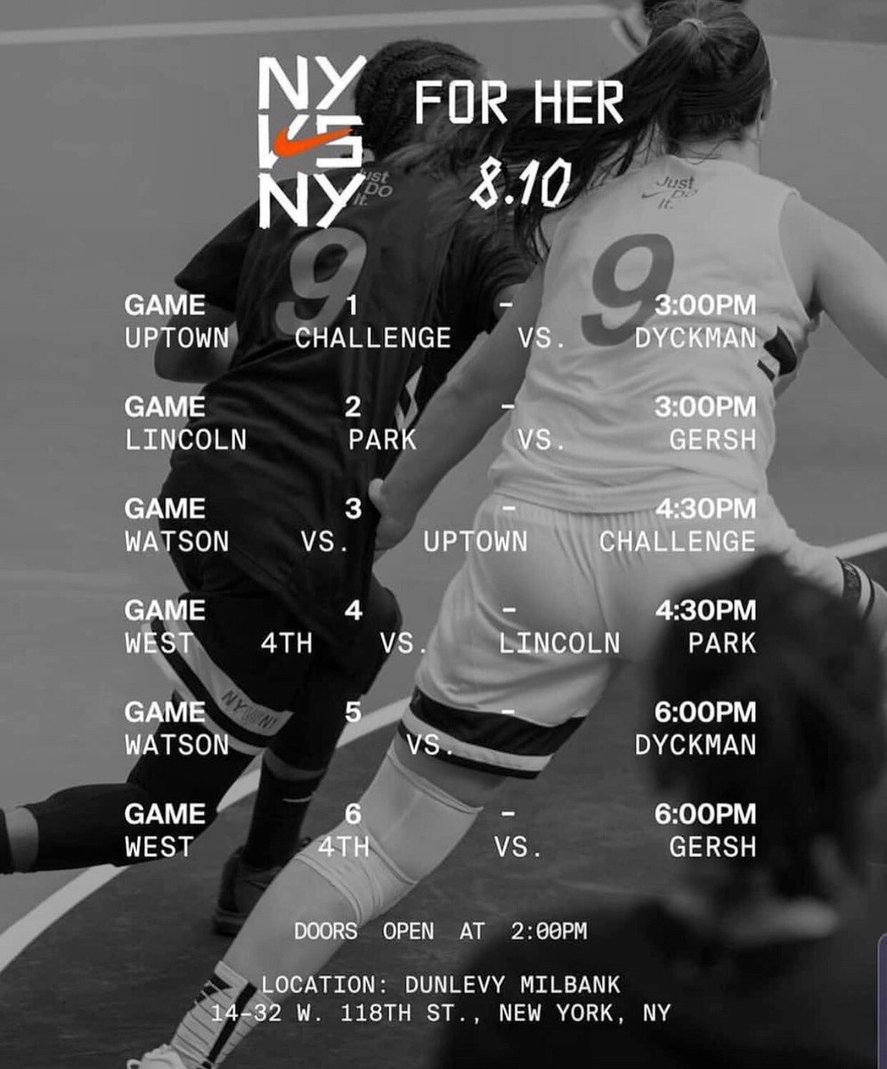 COME OUT SATURDAY AND SUPPORT ALL THOSE LADIES OF NY WHO HAVE WORKED SO HARD FOR US!!! HOPE TO SEE YOU THERE!!! #NYSUPPORTNY #NYVSNYFORHER