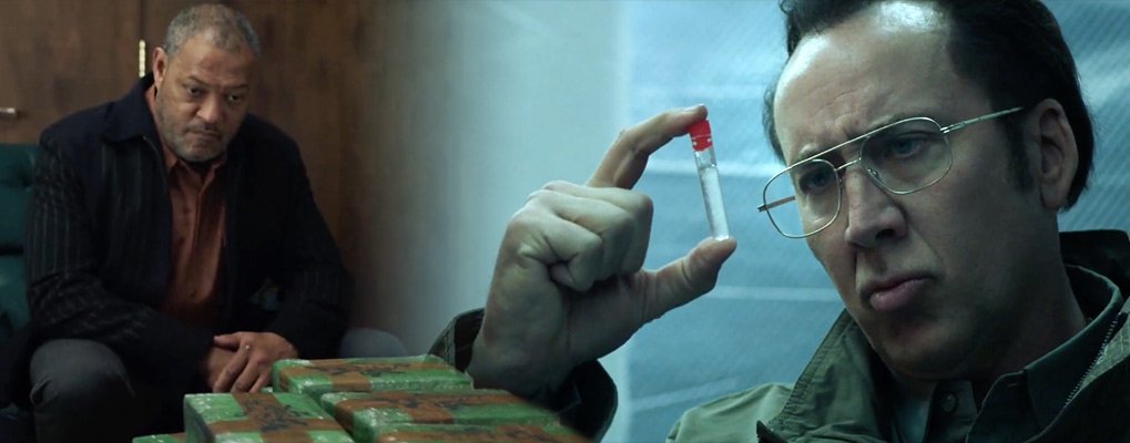 firstshowing's tweet image. Nicolas Cage &amp;amp; Laurence Fishburne in 'Running with the Devil' Trailer onfs.net/2MV2IXT #RunningwiththeDevil #LaurenceFishburne #NicolasCage