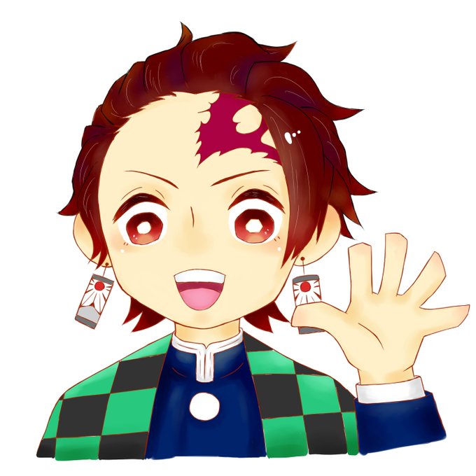 kazuさんがTwitterに投稿した竈門炭治郎(鬼滅の刃)のイラスト。