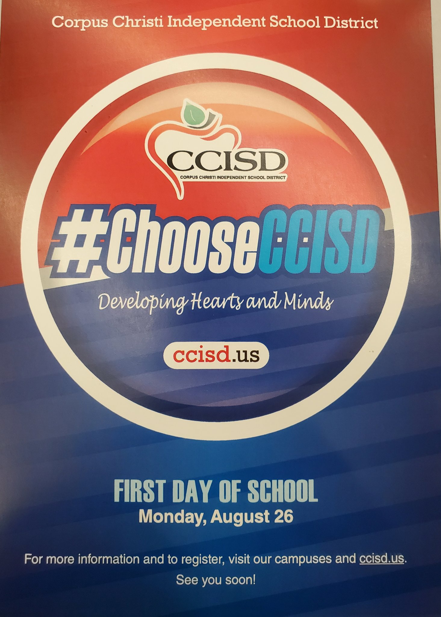 Daniel Noyola on Twitter "First Day of School for CCISD Monday