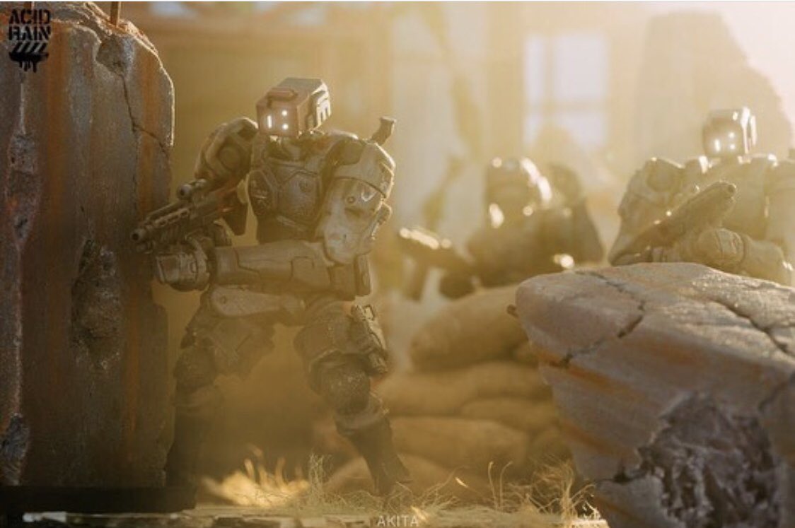 acidrainworld's tweet photo. < Kit's Gallery >

Photo by @akita5995 😍😍😍😍
.
#acidrainworld #acidrain #118 #stealthteam #toysalliance #actionfigures #war #robot #sa https://t.co/cxAbajeEww
