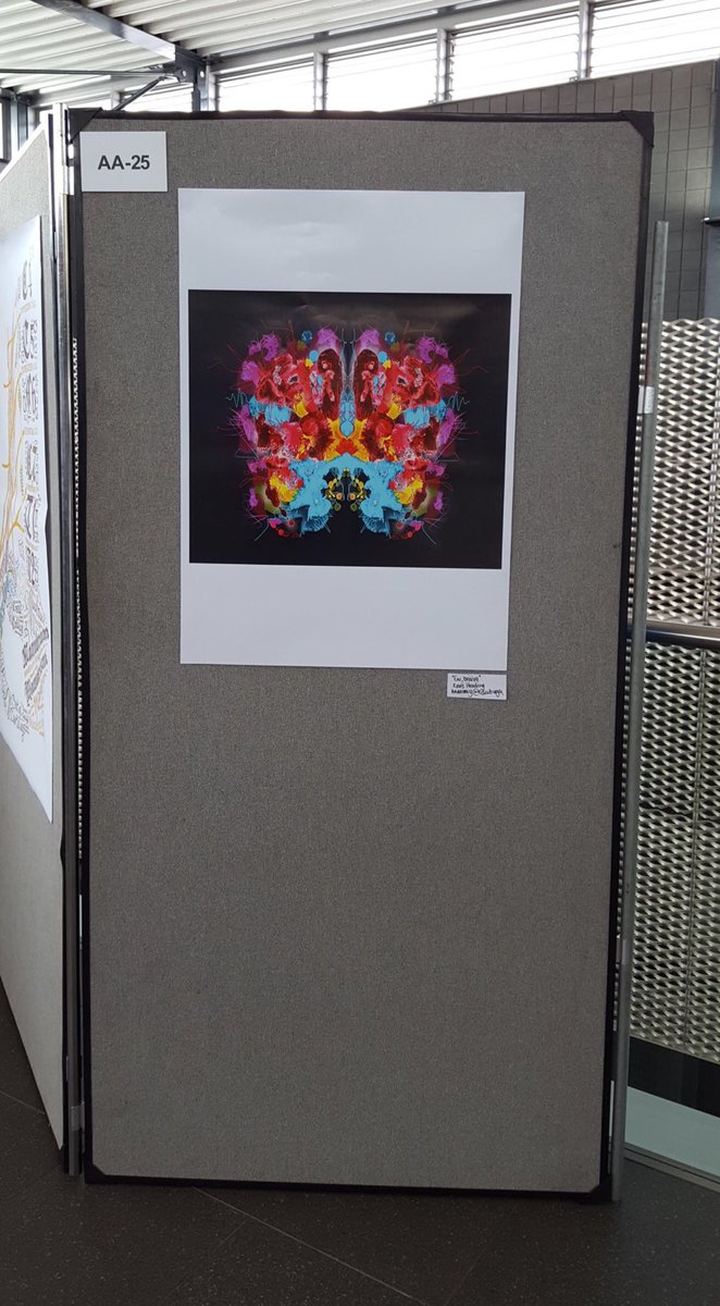 A great component to @IFAA2019 is the art & anatomy exhibit. As you come up the escalators one of the first artworks is Kerr’s Heading’s “Ew, brains” an amazing digital artwork, part of the @AnatomyatEd contemporary art collection #artandanatomy #ifaa2019 @anat_soc #art #brains