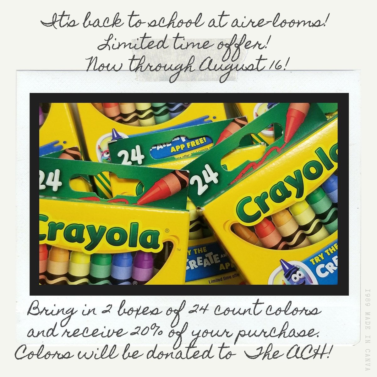 AlmaDECA's tweet photo. #backtoschool #helpingACH #2boxes=20%off @archildrens @AlmaSchools @ArkansasDECA @ARCareerEd 🔹️👀🔹️ https://t.co/pWp1trpF1i