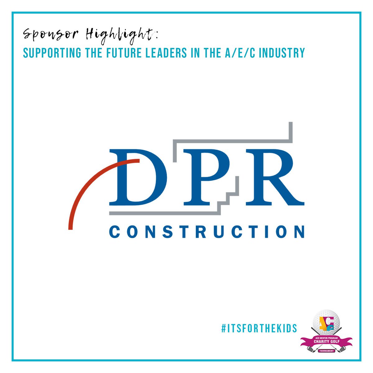 ACEMentorRDU's tweet photo. @DPRConstruction  will be the Premier SWAG sponsor at the 8th Annual ACE Mentor RDU Charity Golf Tournament! 
Sponsorships are still available. Please visit https://t.co/RBortXIaM8 to find out more. #itsforthekids #acementor #swag #charity #sponsorships https://t.co/RhLjlBK2q9