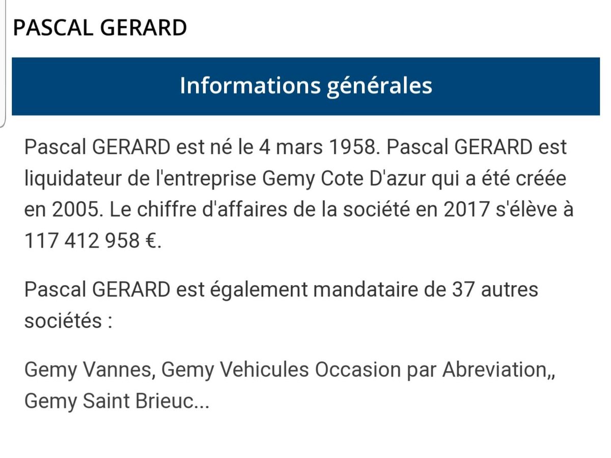tigrenlion's tweet photo. @oncfs 7/ #UnClicPourUnSafari
#PascalGERARD PDG @groupegemy principal distributeur @GroupePSA @Peugeot la marque au lion @Citroen @DS_officiel.
Il chasse au #Cameroun mais il est propriétaire d'une réserve qui vend la chasse au lion.
Super article @Cotta_Martin44 !
#BanTrophyHunting https://t.co/JFHG7uBofA
