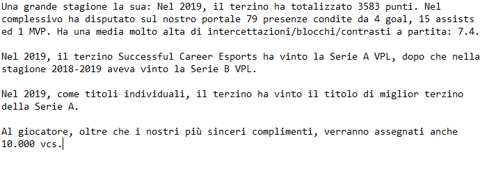 VPLItaly's tweet photo. [#PS4] Il premio di miglior giocatore italiano PS4 va a #vidi015. https://t.co/HVr6aXzrW1