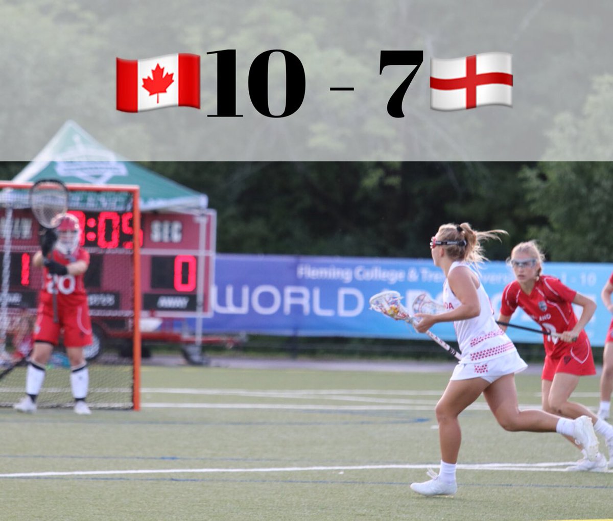 Canada storms back to down England, 10-7, will face USA in gold medal game on Saturday at 3 pm. @2019u19wclax <a href="/LacrosseCanada/">Lacrosse Canada</a>

🔗 bit.ly/2M8qZtN