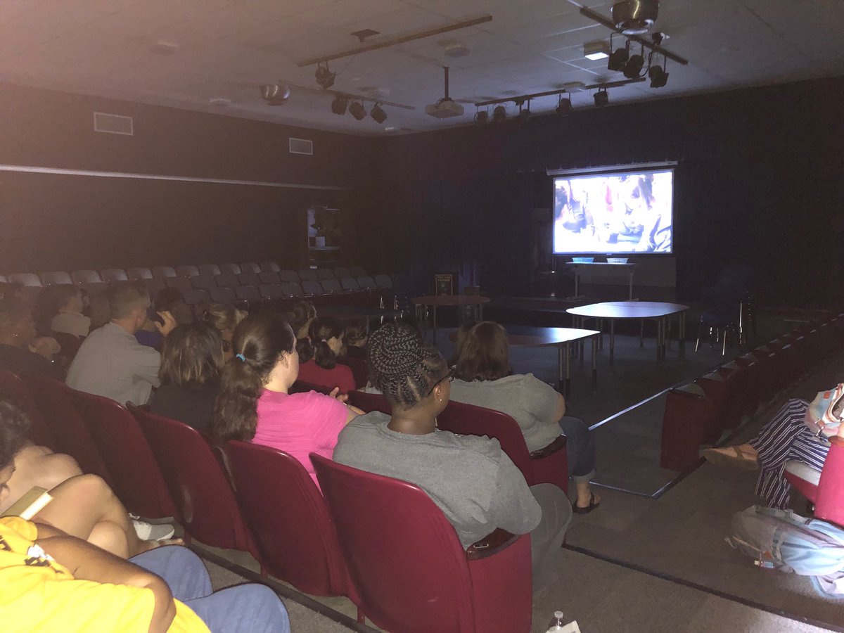 ⁦<a href="/Eastgate6NKC/">Eastgate6thGradeCenter</a>⁩ staff doing some trauma-informed schools work. Learning how to foster resiliency in ourselves and our students.