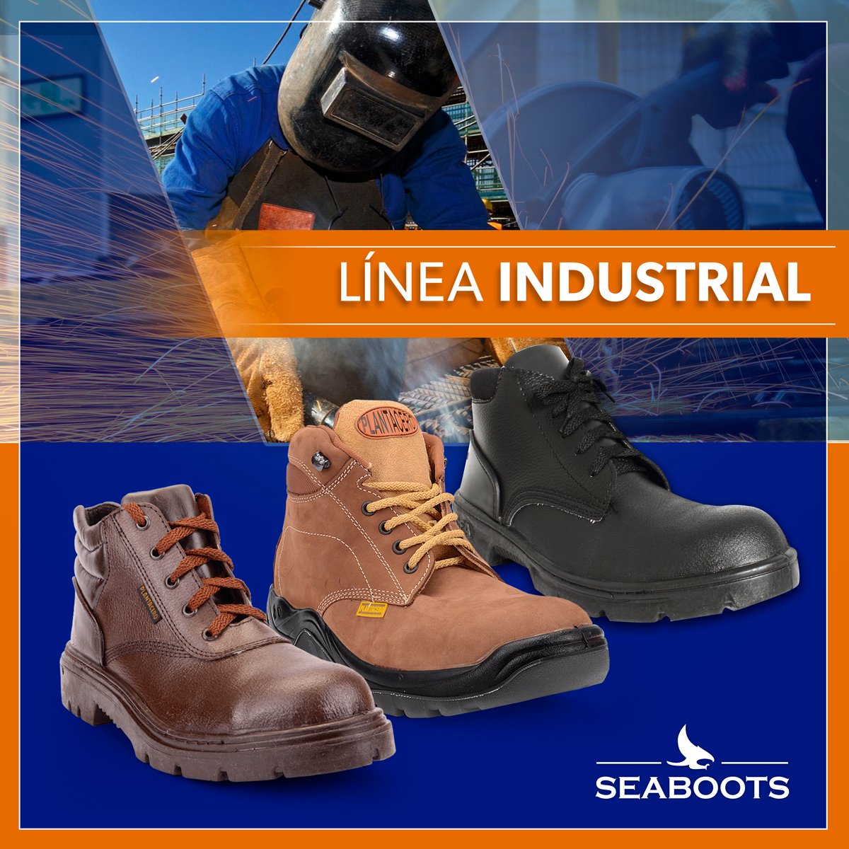 Seabootsve's tweet photo. Seaboots cuenta con una línea de calzado industrial, con diversidad de modelos perfectos para resguardar la seguridad de los trabajadores. Para conocer nuestro catálogo actualizado de productos, escríbenos: infoseaboots@gmail.com  #Modelos #Diversidad #BotasDeSeguridad #Seguridad https://t.co/iE43hk5Au7