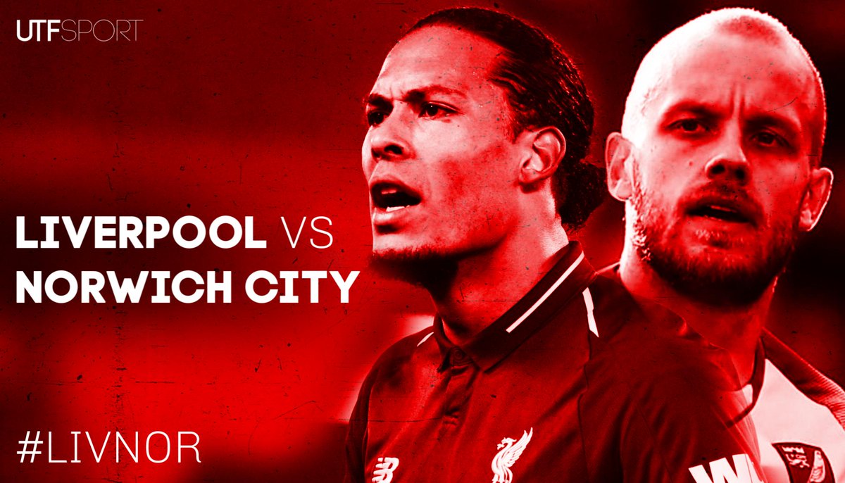 Sport_UTF's tweet photo. ⚽️ The #PremierLeague is finally back!

🙌 Liverpool host newly-promoted Norwich at Anfield tonight...

🔴 The European champions are unbeaten in their last 12 meetings with the Canaries.

🤔 Can Daniel Farke's team cause an upset on opening night?

 #LIVNOR #LFC #NCFC #OTBC #PL https://t.co/eJXgiRlS50