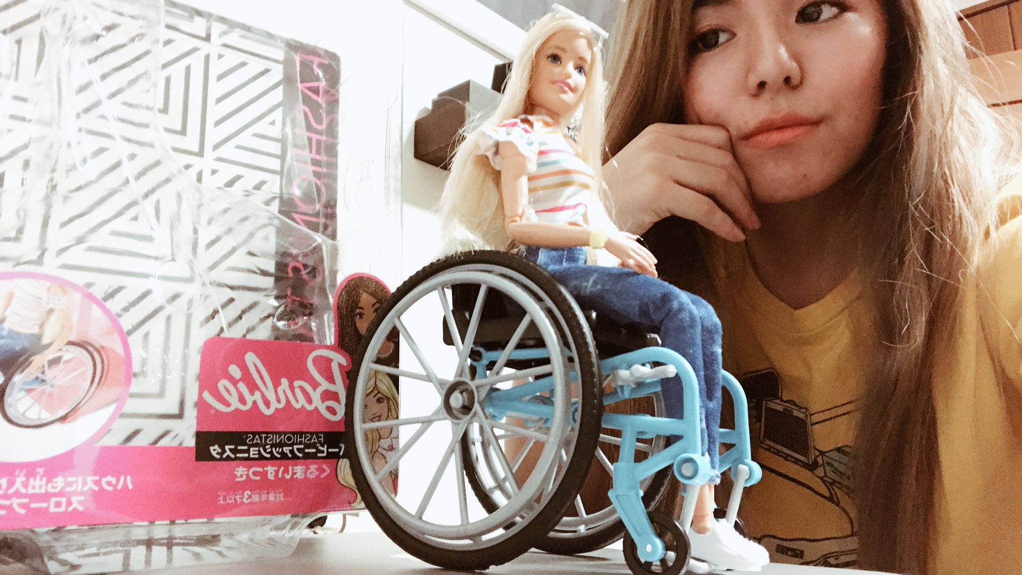 渋谷真子 海外の人って肘置きつけないんだよね でも その方がスマートではあるのよね 不便だけど見た目にこだわって取りたい意欲が バービーちゃん見たらより 車椅子バービー 車椅子 T Co Acan3yozq9 Twitter