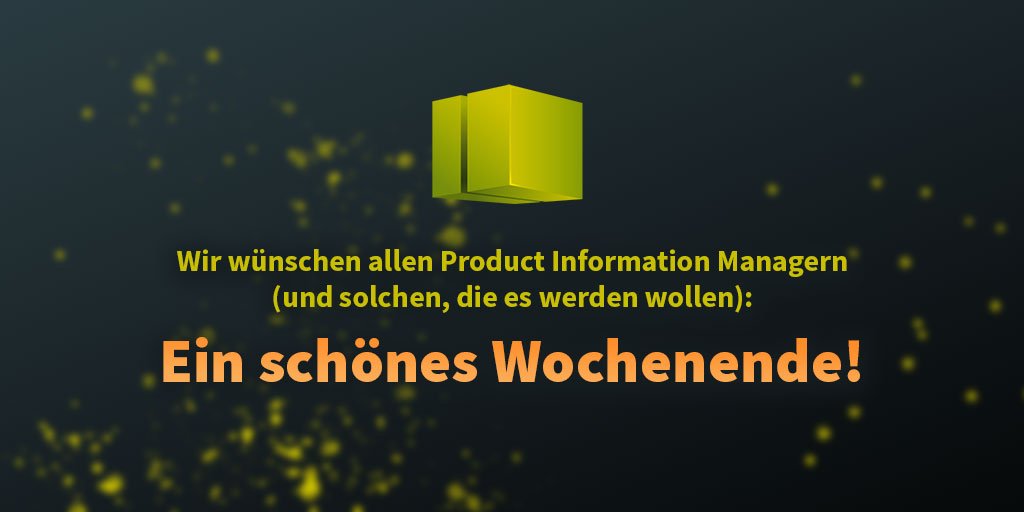 MASTER_PIM's tweet photo. Schönes Wochenende!
#pim #productdata #productinformationmanagement #masterpim #pimforall #tgif #digitalisierung #digitization #wochenende #freitag #wirliebendaten https://t.co/Z5u3QBG2pt