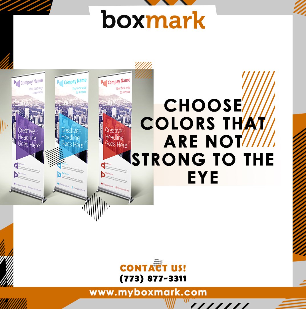 boxmarkdigital's tweet image. Use colors that match your brand, product or offer. 

Learn more here: bit.ly/2ZEUrKW

Connect with our team members by dialing (773) 877 - 3311 to select the size, colors, and style. 

#BoxMark #MarketingSolutions #IndoorBanner #OutdoorBanner
