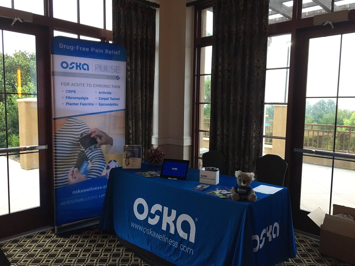 <a href="/OskaWellness/">Oska Wellness</a> is proud to support the <a href="/ScrippsHealth/">Scripps Health</a> Primary Care meeting helping to fight pain on the frontlines!