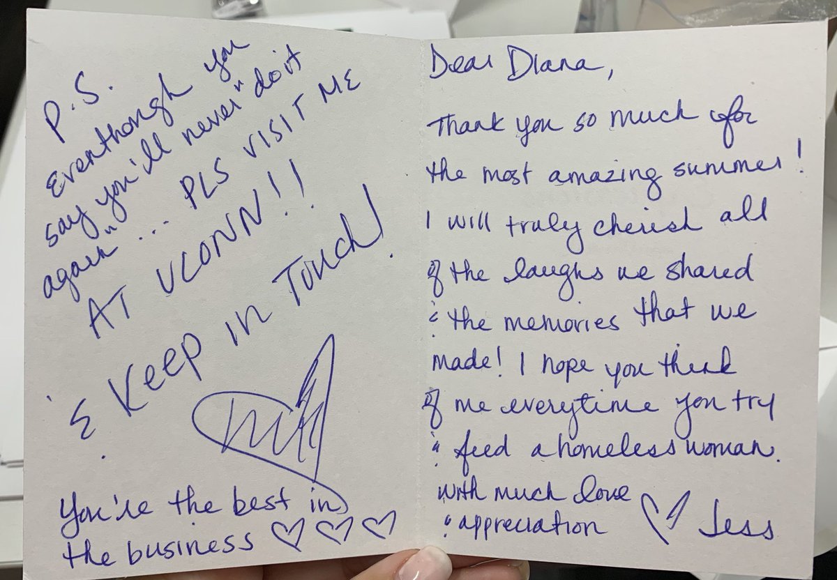 Dianka421's tweet photo. Jess it's been such pleasure watching you grow these past 10 weeks. Truly couldn't ask for a better intern ❤️ #target #1255 @DuszaPaulina https://t.co/2og0aGMu6d