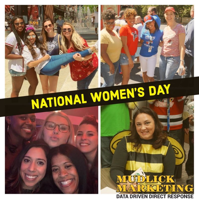 Happy #NationalWomensDay to all of our Mudlick Marketing women!! 👯‍♀️💃❣️We are lucky to have you ALL! 
• • •
Here's to all the other STRONG women out there 💪😁

#MudlickMarketing #MudlickMail #Marketing #DirectMail