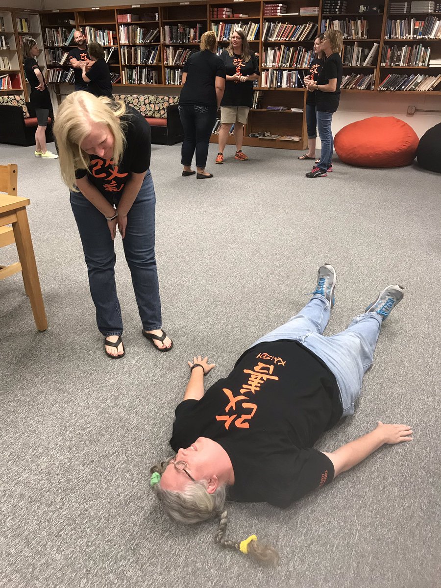 Teacher down!! #bathschoolsrock #mes_wildcats