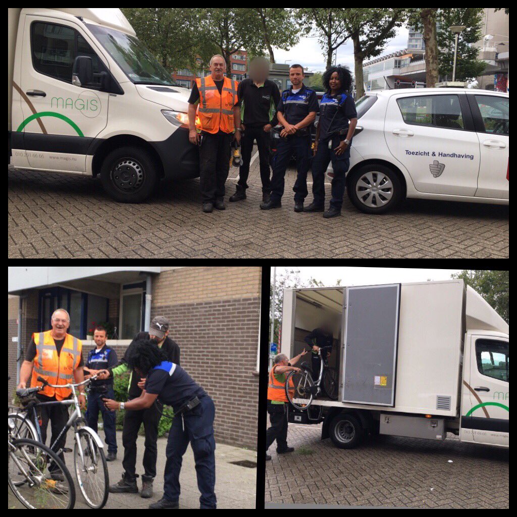 Handhaving_010's tweet photo. #Handhaving, collega’s #WijkBeheer in samenwerking met collega’s van #Magis010 hebben vandaag 60 (wees)fietswrakken verwijdert uit #Afrikaanderwijk en #Hillesluis. Dit doen zij maandelijks. Ziet u een fietswrak geef ‘t door via 14010.
Wederom goed werk verricht kanjers👍🏽...^OS https://t.co/eKUhWXrNS1