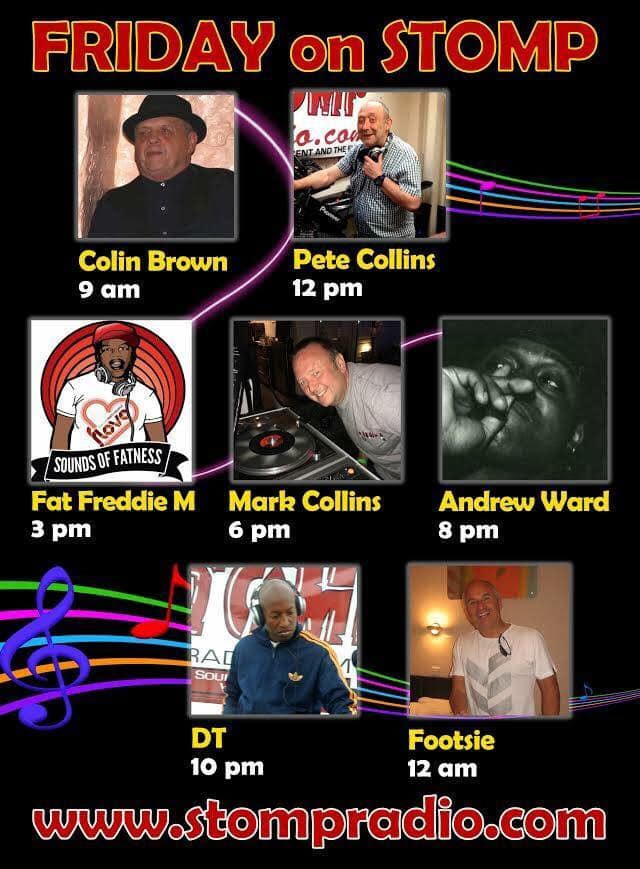 stompradio's tweet photo. #TGIF with Stomp @CaisterPete @GurchaCollins @DT76802313 @footsiestomp and more #GetDown #GoodGrooves https://t.co/HnmsRLurqn