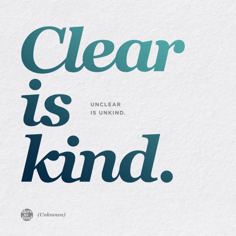 KeepSmiling_MK's tweet image. Clear is kind. Unclear is unkind. -Brene Brown @wsisdschools #empoweringbearsbhe