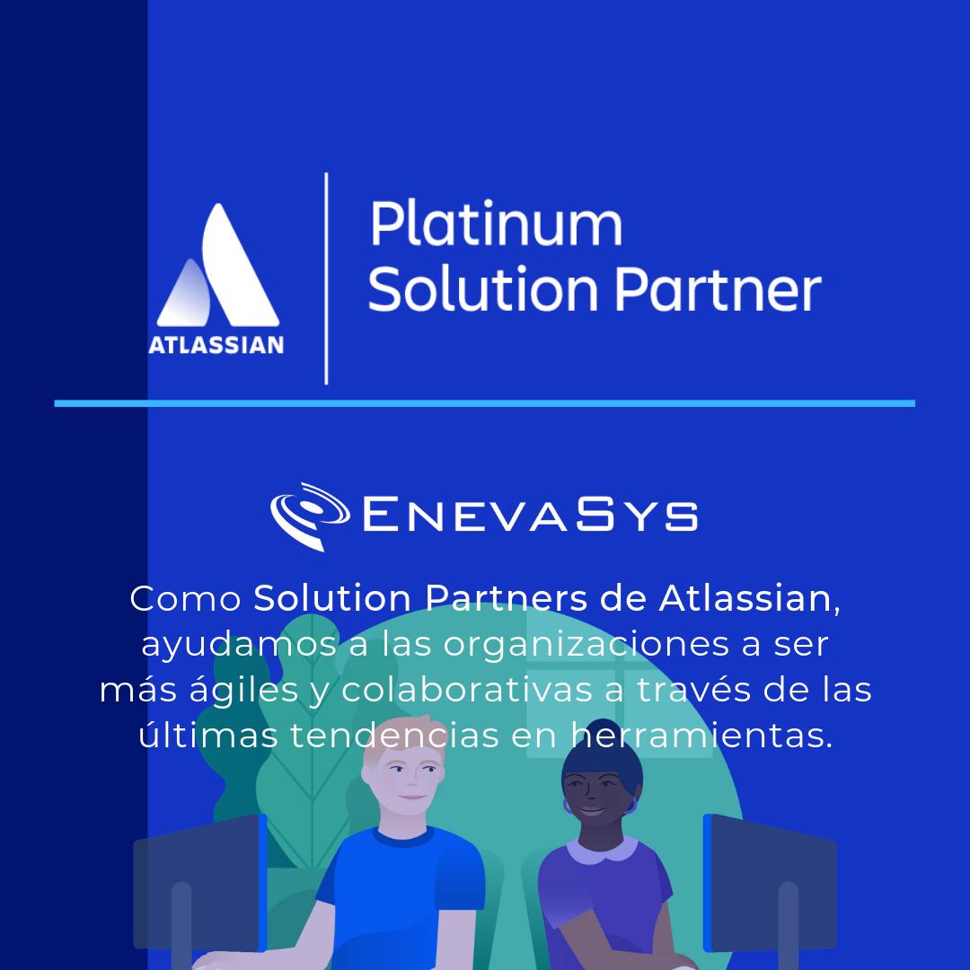 EnevaSys's tweet photo. Recuerda que somos Platinum Solution Partners de @Atlassian, y nuestro compromiso es ofrecerte las últimas tendencias en tecnología ágil ☝🏼✨

#atlassian #solutionpartners #Platinum https://t.co/DR6LRLvGJd