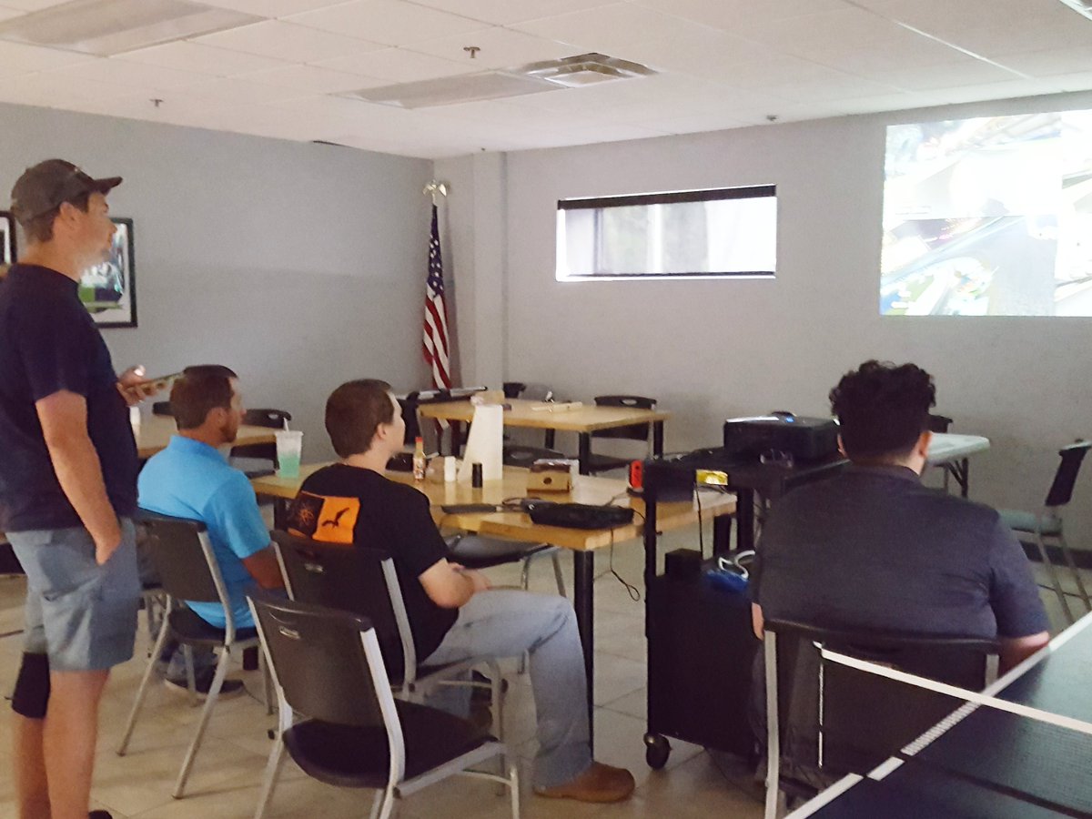 dotdecimal's tweet photo. Mario Kart doesn't seem like it fits in the workplace, but at .decimal, we feel like getting 4 people in a room to scream about turtle shells and banana peels is a great bonding experience! #teambonding #culture #mariokart #lovewhatyoudo #dotdecimal https://t.co/ninsmgqBpT