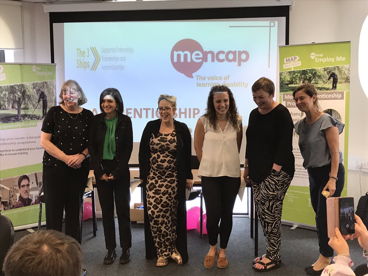 Mencap_Aships's tweet photo. A great reflection and graduation event to celebrate the amazing achievements of all the @mencap_charity @MencapEmployMe #Apprentices congratulations everyone!! https://t.co/G2UB5z3F4p