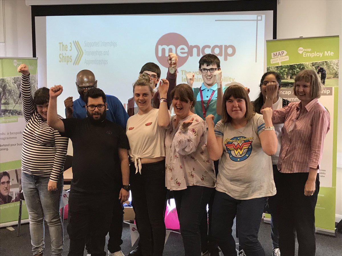 Mencap_Aships's tweet photo. A great reflection and graduation event to celebrate the amazing achievements of all the @mencap_charity @MencapEmployMe #Apprentices congratulations everyone!! https://t.co/G2UB5z3F4p