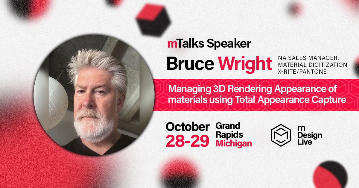 New technology from @XRiteColor, the Virtual Light Booth, helps verify surface color matches between furnishings and other interior architectural elements. X-Rite's Bruce Wright will be at #mDesignLive to tell attendees all about it: buff.ly/33nnKnv