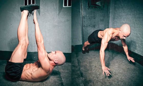 Prison gym mounth tattoo