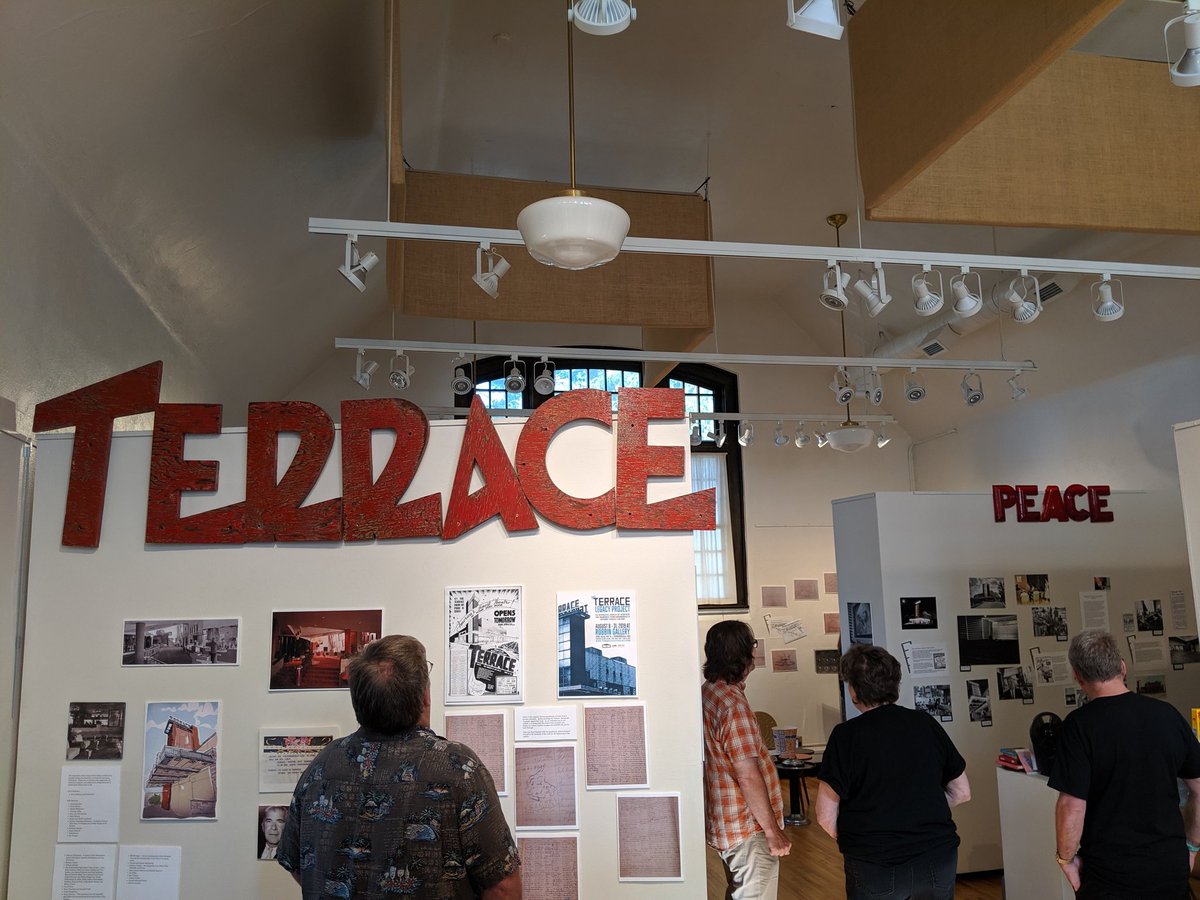 TerraceLegacy's tweet photo. Thanks to everybody who came out last night for our Opening night!  We had nearly 100 walk through the exhibit during our first three hours, including some of the earliest Terrace employees!  Exhibit continues through August 31st.  @robbingallery @Robbinsdale1893 @BirdtownClub https://t.co/k2oxkZp6Na