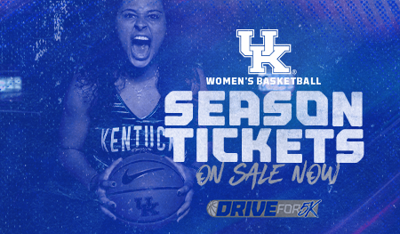 KentuckyWBB's tweet photo. You know what can give you that #FridayFeeling? Buying season tickets!

🎟 https://t.co/h7GbhP7Re8 

#DriveFor5K https://t.co/FOBWQiN9Hi