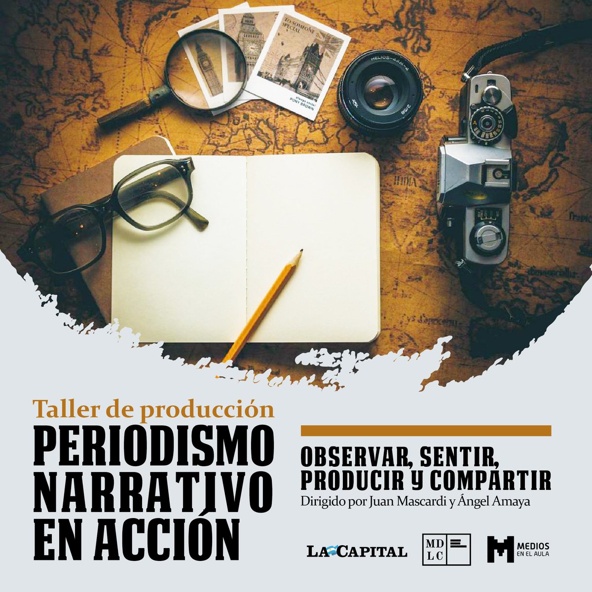 lacapital's tweet photo. #Crónica #fotografía #Rosario 
Nuevo curso taller de @mjuanro con la participacion de @AngelAmayaf en La Capital
#Periodismo en acción
Observar, sentir, producir y compartir
Inicio 26 de septiembre.
Cupos limitados.
Informes al 341-4228805 o mediosenelaula@lacapital.com.ar https://t.co/WWd8GDSL9O