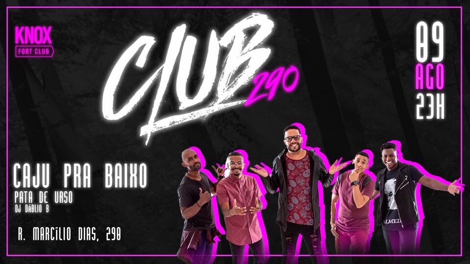 _gapprodutora's tweet photo. Sextou com estreia 😱

Hoje tem CLUB 290 na Knox Fort Club com CAJU PRA BAIXO e PATA DE URSO! 

Mais infos: 986064942 https://t.co/xgxSdbeJzp