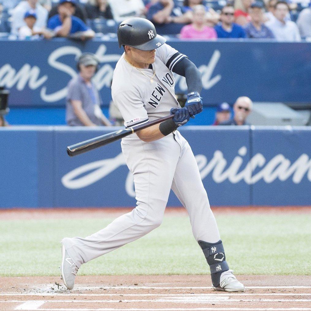 YESNetwork's tweet photo. Last four games:

🔥 Mike Tauchman 🔥
.438 BA, 4 HR, 9 RBI, 6 R, 1.750 OPS

🔥 Gio Urshela 🔥
.500 BA, 5 HR, 10 RBI, 8 R, 2.056 OPS https://t.co/POUCYgRYyA