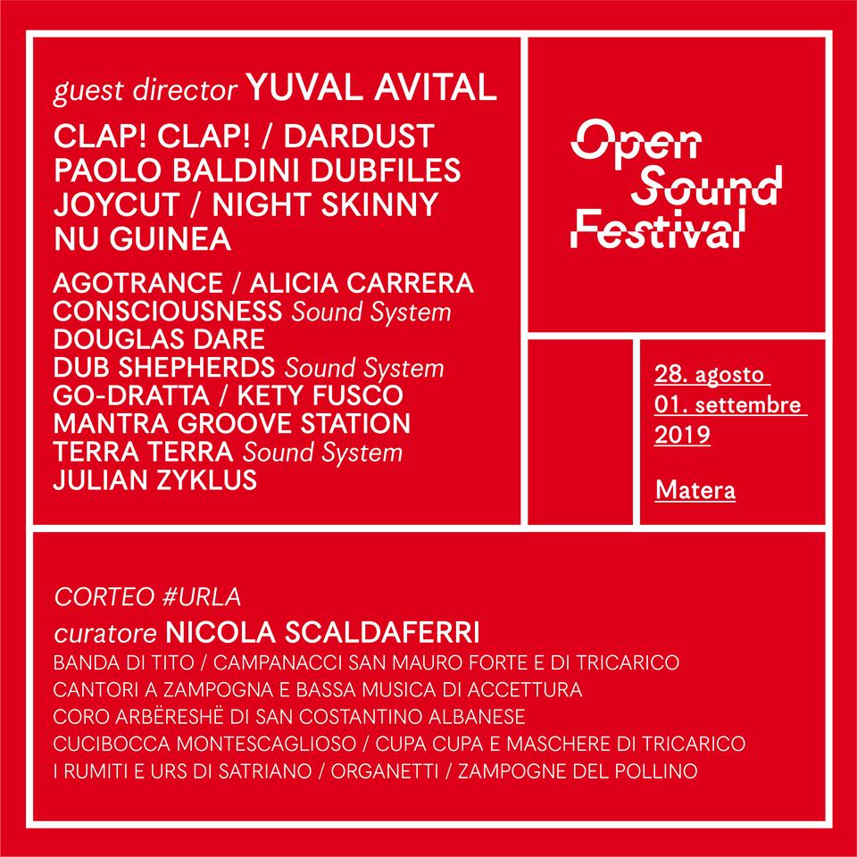 Matera2019's tweet photo. #OpenSoundfestival è uno dei festival musicali più interessanti d'Europa che dal 28 agosto al 1 settembre unirà a Matera tradizioni e strumenti antichi con forme e suoni moderni!Prenota il tuo posto per il 30 e 31 agosto!
➝https://t.co/vRXAkPY6EQ
#osa #urla #osf19 #matera2019 https://t.co/cI1ohN6rfb