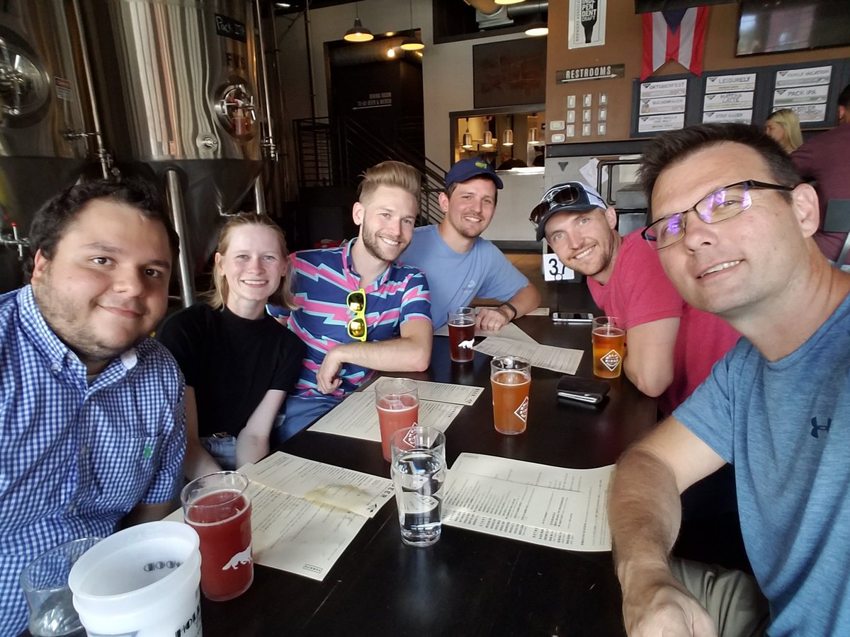 Sometimes you have to shut down the lab and enjoy the summer.  Columbus Clippers game + a couple of refreshments = good team building!