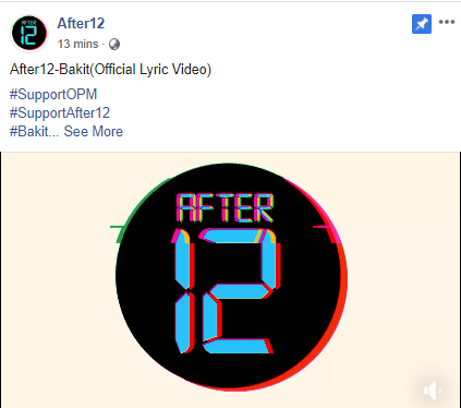 after12official's tweet photo. Watch The Lyric Video of our song entitled  "Bakit" Here
#SupportAfter12
#SupportOPM
#Bakit

https://t.co/pIma1Rcwsl https://t.co/yKGfwduJYG