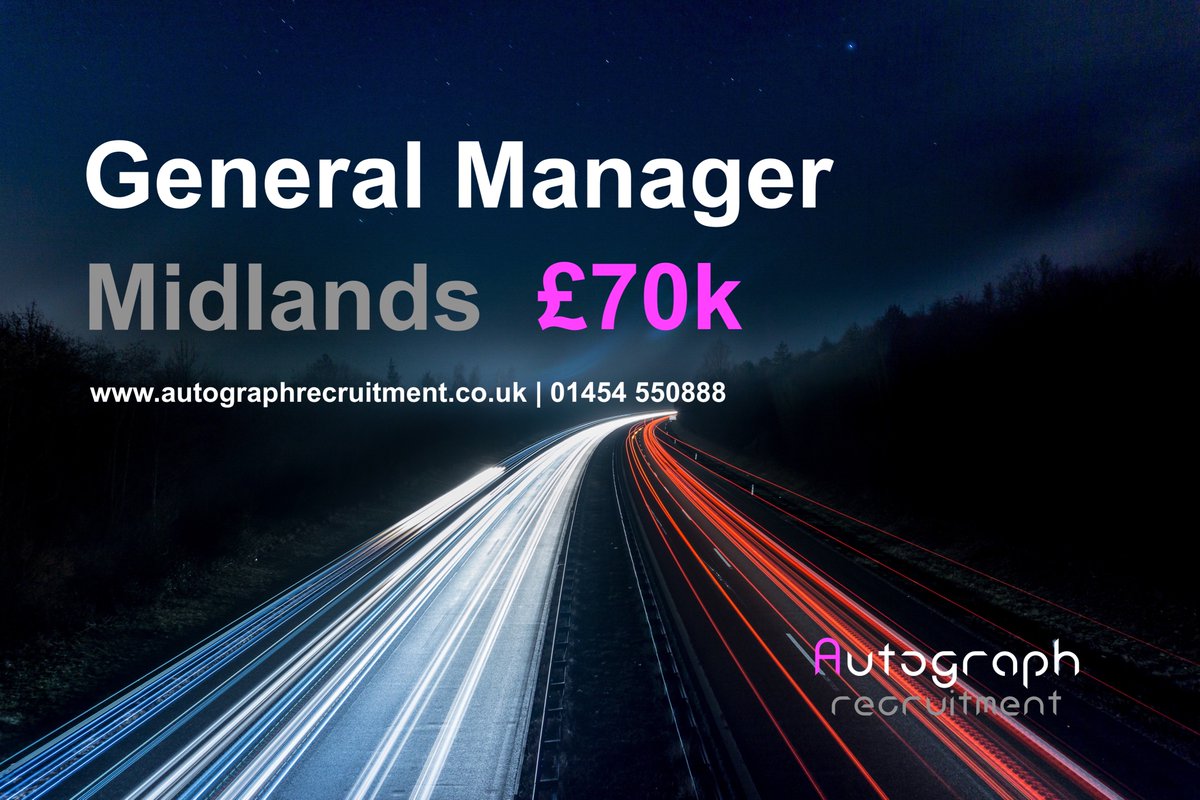 autograph_info's tweet photo. Logistics, GM, £70k, East Midlands Job Opportunity.  Email: samantha@autographrecruitment.co.uk or call: 01454 550888 for a confidential chat. #northamptonjobs #midlandsjobs #seniorlogistics https://t.co/DUfqjiO5Wv