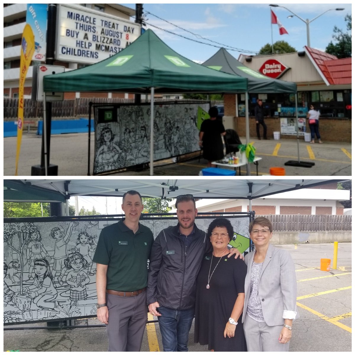 CraigBrady_TD's tweet photo. Miracle treat day at DQ with some fantastic TD employees and such a great community. @ShaneKennedy_TD @TaraLynnH_TD @AmandaO_TD @sheiny85 https://t.co/UDyuLMmUIu