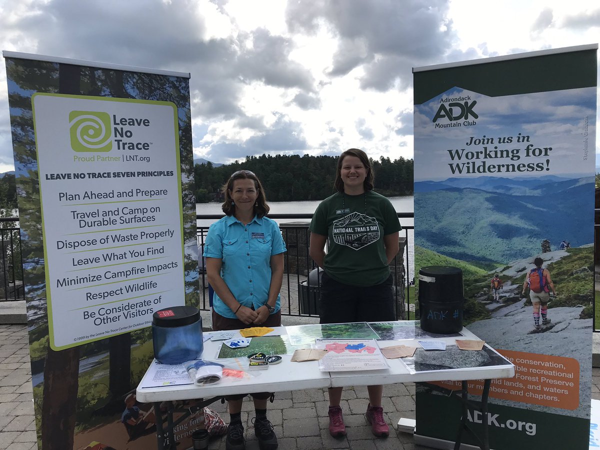 julia_goren's tweet photo. Talking with people in Lake Placid about how to #LeaveNoTrace and how @adk_council, @ADKmtnclub, @leavenotrace, @NYSDEC, and others are helping to protect the Adirondacks. https://t.co/p7vrG3WS04