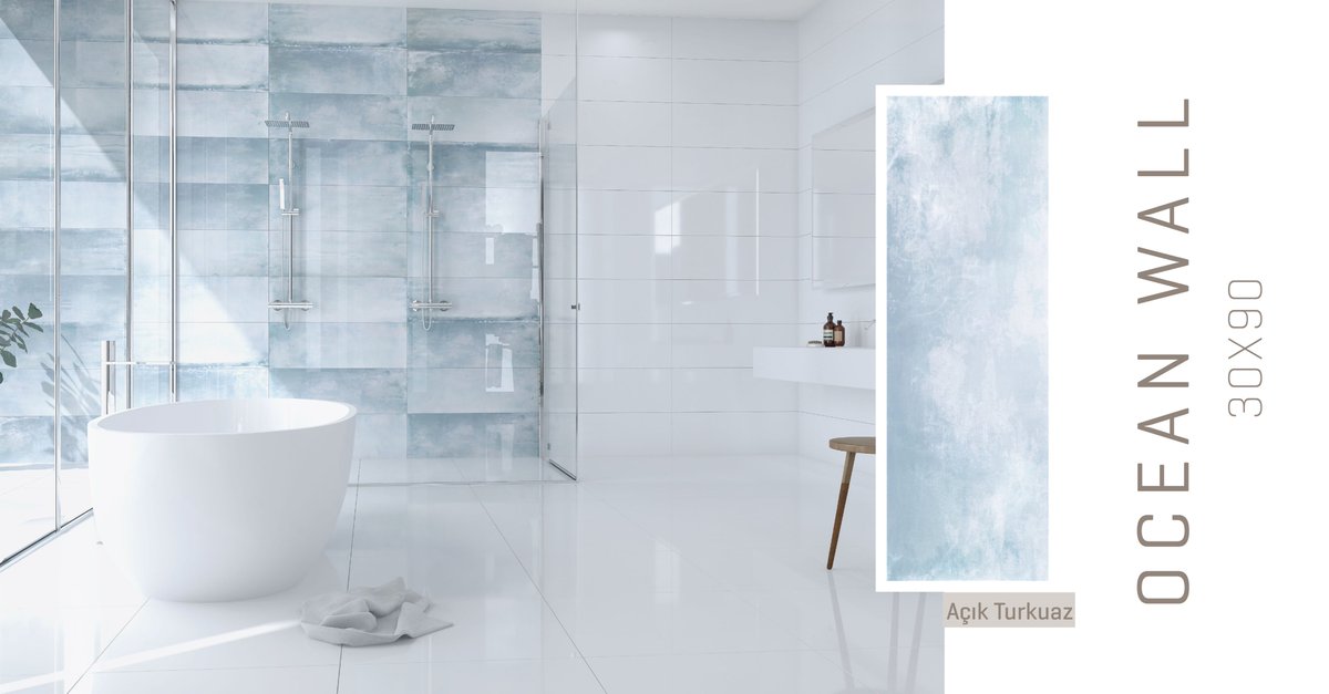 yurtbayseramik's tweet photo. Turkuazın ferahlatıcı etkisi Ocaen Wall serisiyle banyolarda.
https://t.co/6LahDHKTbT

#DoğadanSanata #YurtbaySeramik #Architecture #Tile #Decor #OceanWall https://t.co/omCX7vFqDn