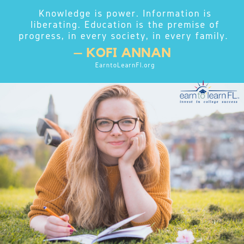 EarntoLearnFL's tweet photo. Knowledge is power. Information is liberating. Education is the premise of progress, in every society, in every family. – Kofi Annan
https://t.co/pxR9bPZ9Dk
#outreach #nonprofit #students #earntolearnfl #college #gift #giving #naplesflorida #swfl #company #investment #education https://t.co/bKZSbWRsbd